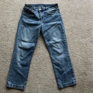 Lauren Crop High Rise Straight Leg Jean Size 10